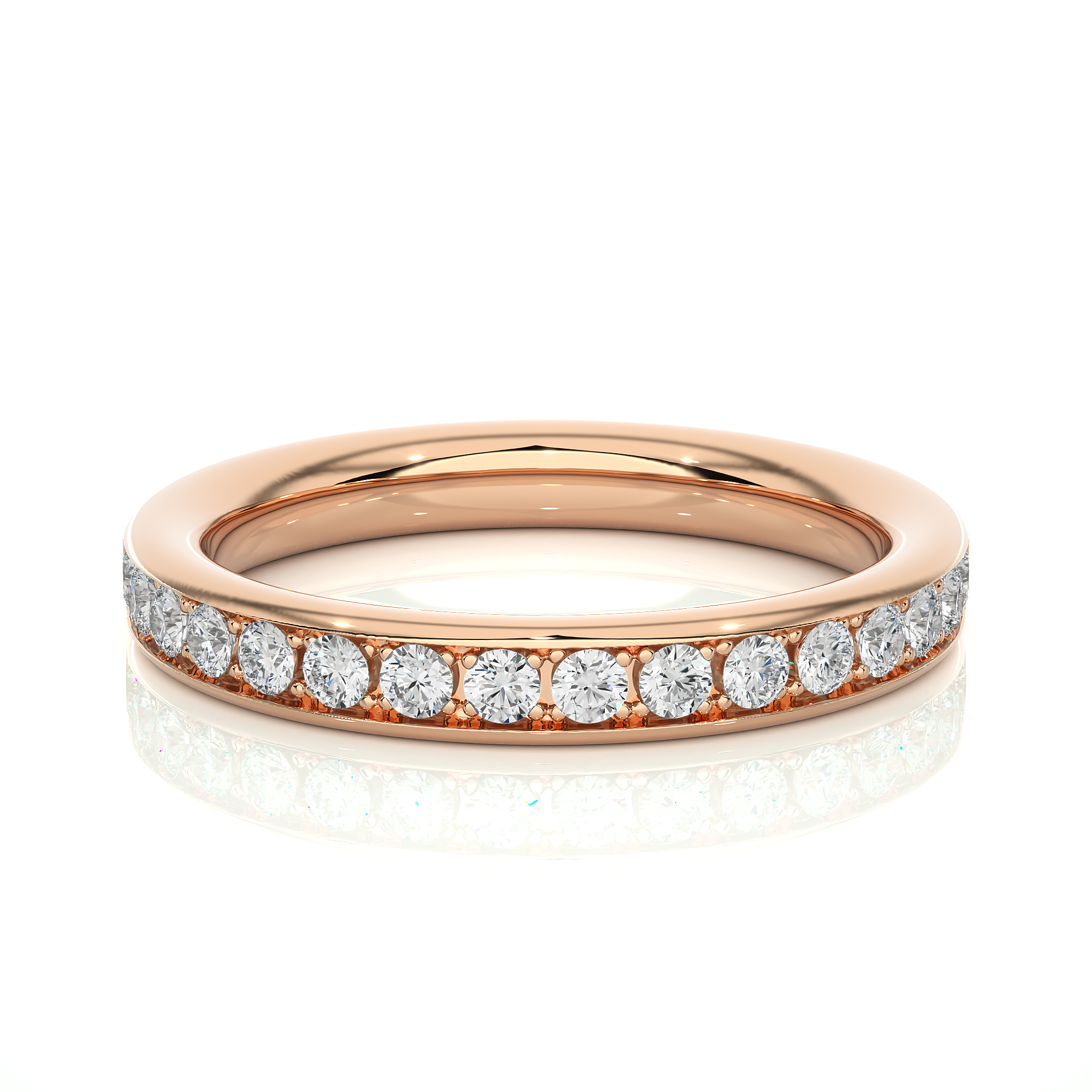 0.35 Carat G Color VS1 Clarity Diamond Studded Natural Diamond Ring.